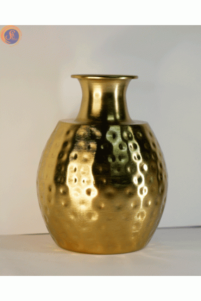 Ваза голд рельєфна