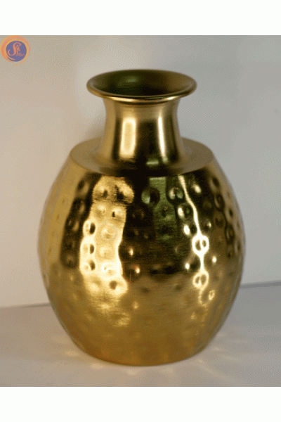 Ваза голд рельєфна