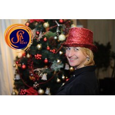 Шляпа червона 