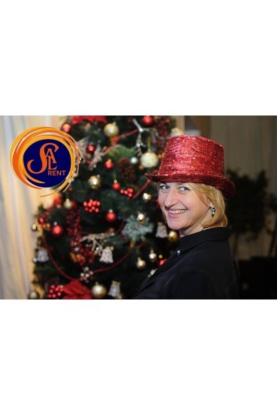 Шляпа червона 