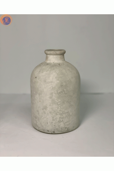 Ваза оксамитова/біла