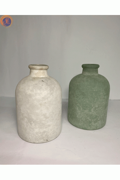 Ваза оксамитова/біла