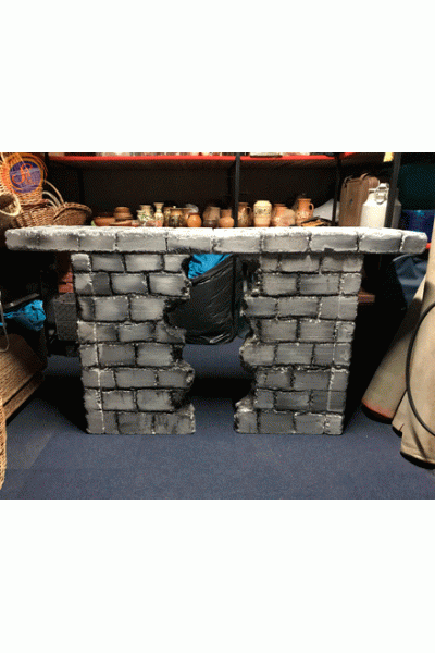 Камін декоративний прямий