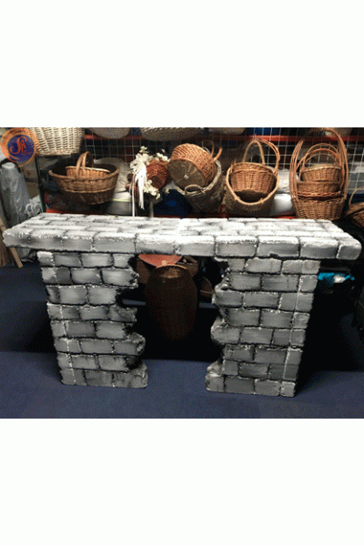 Камін декоративний прямий