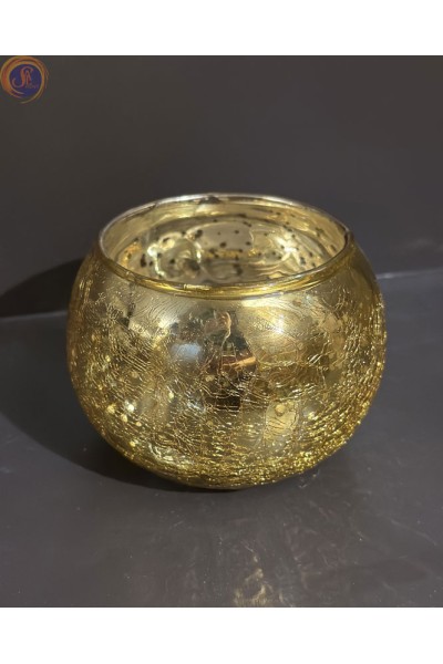 Підсвічник «Бочонок» gold