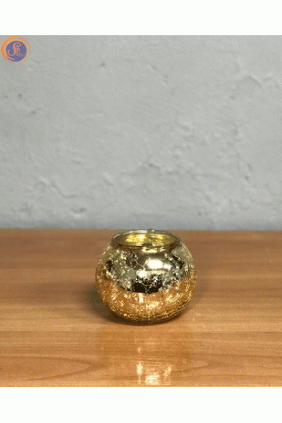 Підсвічник «Бочонок» gold