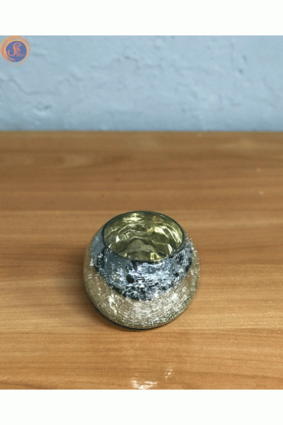 Підсвічник «Бочонок» silver