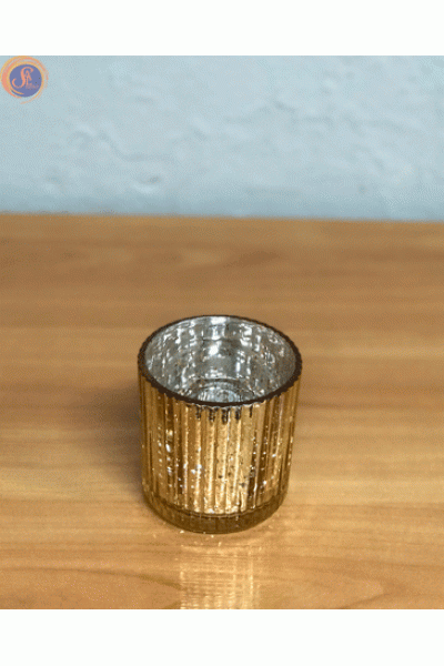 Підсвічник «Стакан» gold