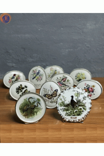 Вазочки з пташками