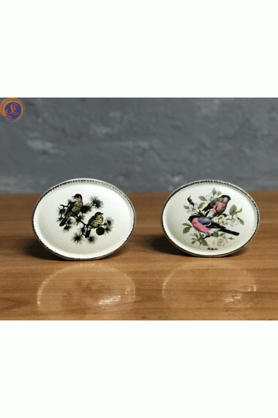 Вазочки з пташками