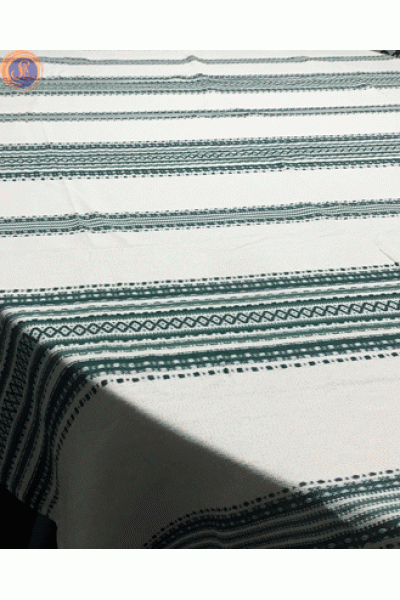 Скатертина українська «Зелений орнамент»