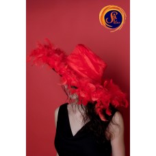 Шляпа с перьями