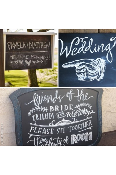 Грифельна дошка на стійці