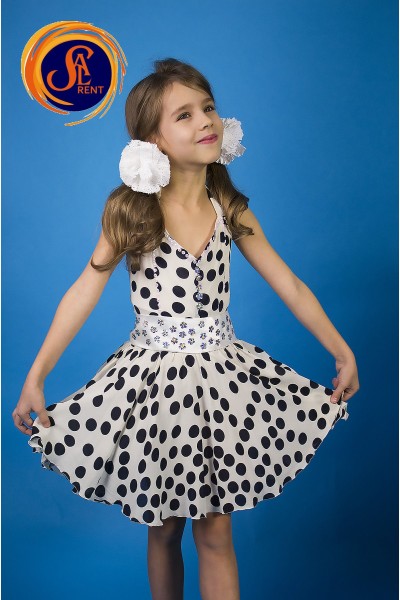 Сарафан у горошок 