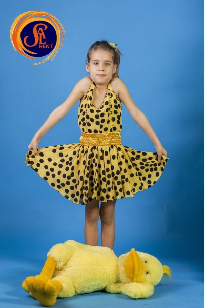 Сарафан у горошок 