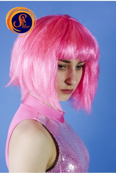 Перука рожева