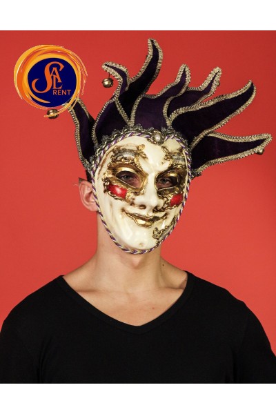 Маска венеціанська Арлекін