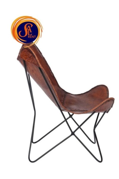 Шкіряне крісло-метелик