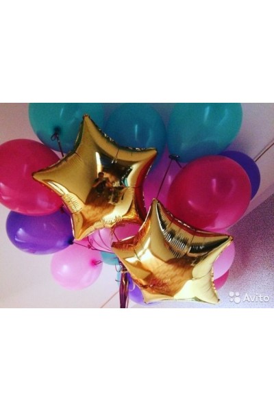 Зірка фольгована