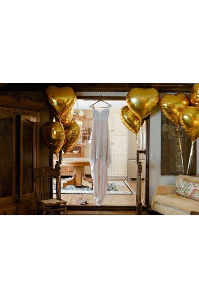 Серце фольговане