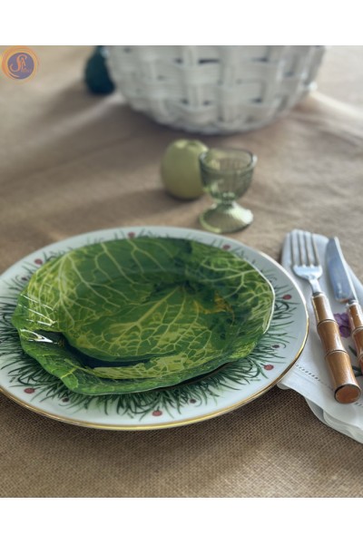 Тарілка закусочна «Капуста»