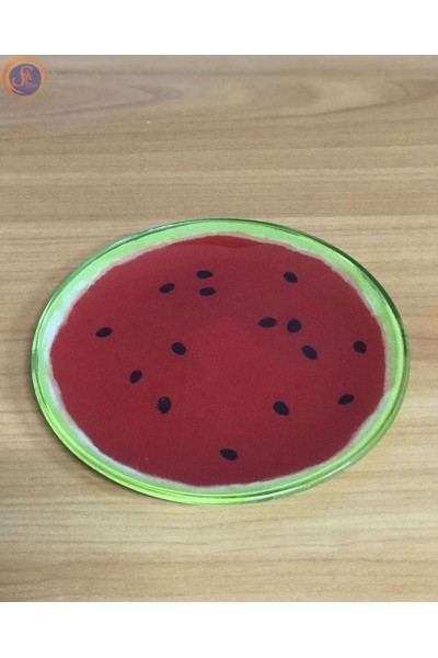 Тарілка десертна «Кавун»