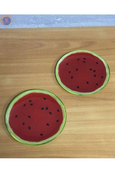 Тарілка десертна «Кавун»