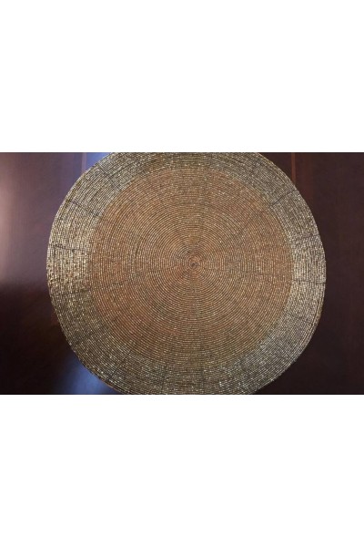 Підставка з золотого бісеру