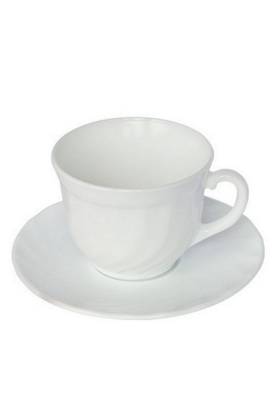 Чайний набір: чашка та блюдце