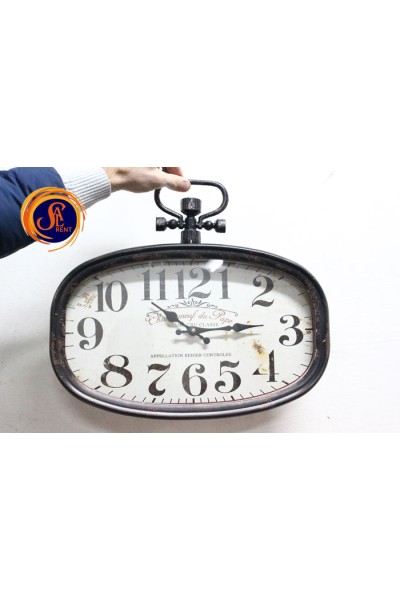 Годинник настінний кований