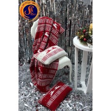 Плед та подушки з оленями