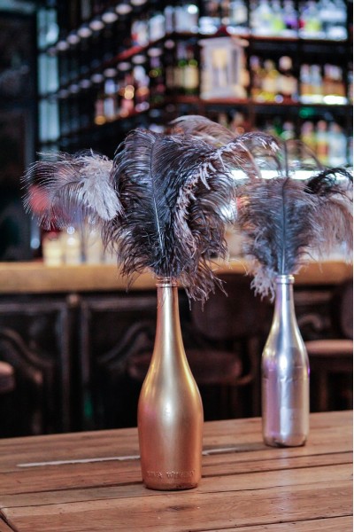 Пляшки золоті/срібні