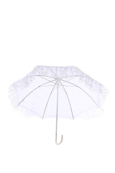 Парасоля біла ажурна