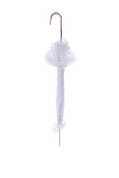 Парасоля біла ажурна