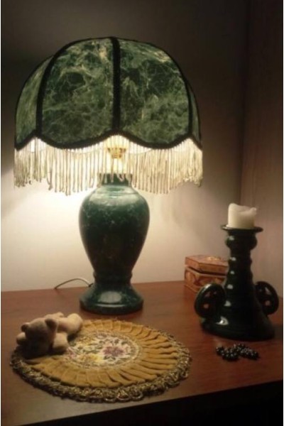 Лампа настольна «Малахіт»