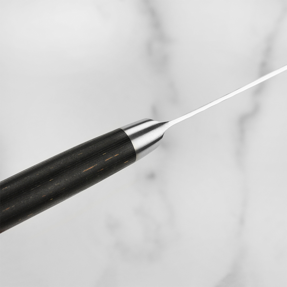 Кухарський шеф-ніж 200 мм дамаська сталь, серія TAISHI Yaxell 34700ВП - Фото 5 Кухарський шеф-ніж 200 мм дамаська сталь, серія TAISHI Yaxell 34700ВП