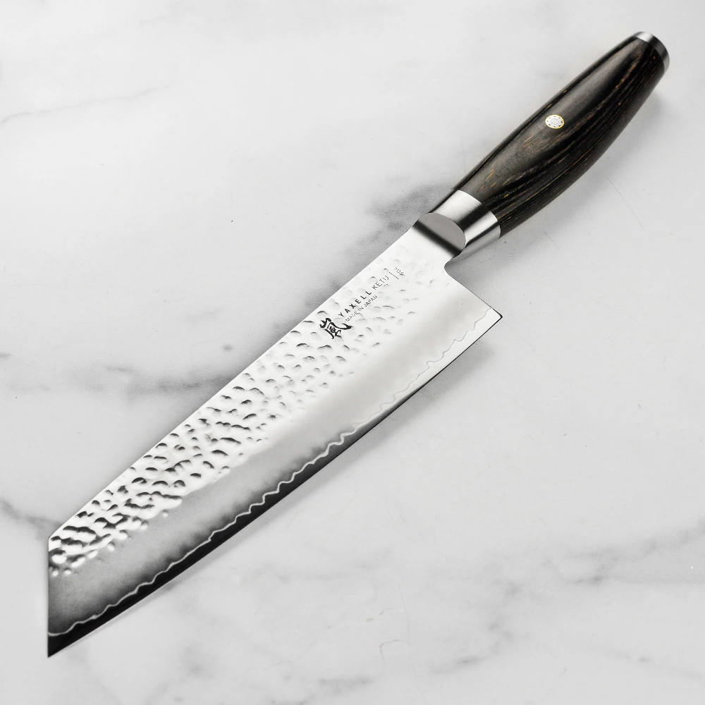 Ніж Кірітсуке 200 мм дамаська сталь, серія Ketu Yaxell 34934 - Фото 8 Ніж Кірітсуке 200 мм дамаська сталь, серія Ketu Yaxell 34934