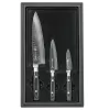 Набір ножів з 3-х предметів, дамаська сталь, серія ZEN Yaxell 35500-903ВП - Фото 1 Набір ножів з 3-х предметів, дамаська сталь, серія ZEN Yaxell 35500-903ВП - Фото 1