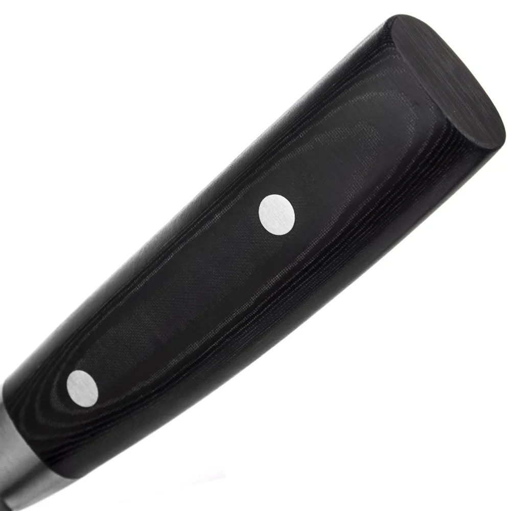 Ніж Сантоку 165 мм дамаська сталь, серія ZEN Yaxell 35501 - Фото 4 Ніж Сантоку 165 мм дамаська сталь, серія ZEN Yaxell 35501