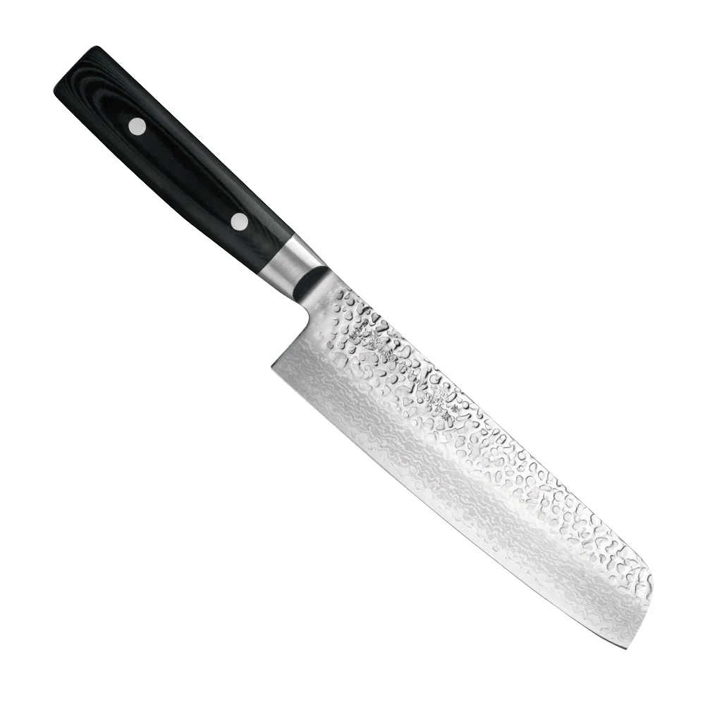 Ніж Накірі 180 мм дамаська сталь, серія ZEN Yaxell 35504ВП - Фото 1 Ніж Накірі 180 мм дамаська сталь, серія ZEN Yaxell 35504ВП