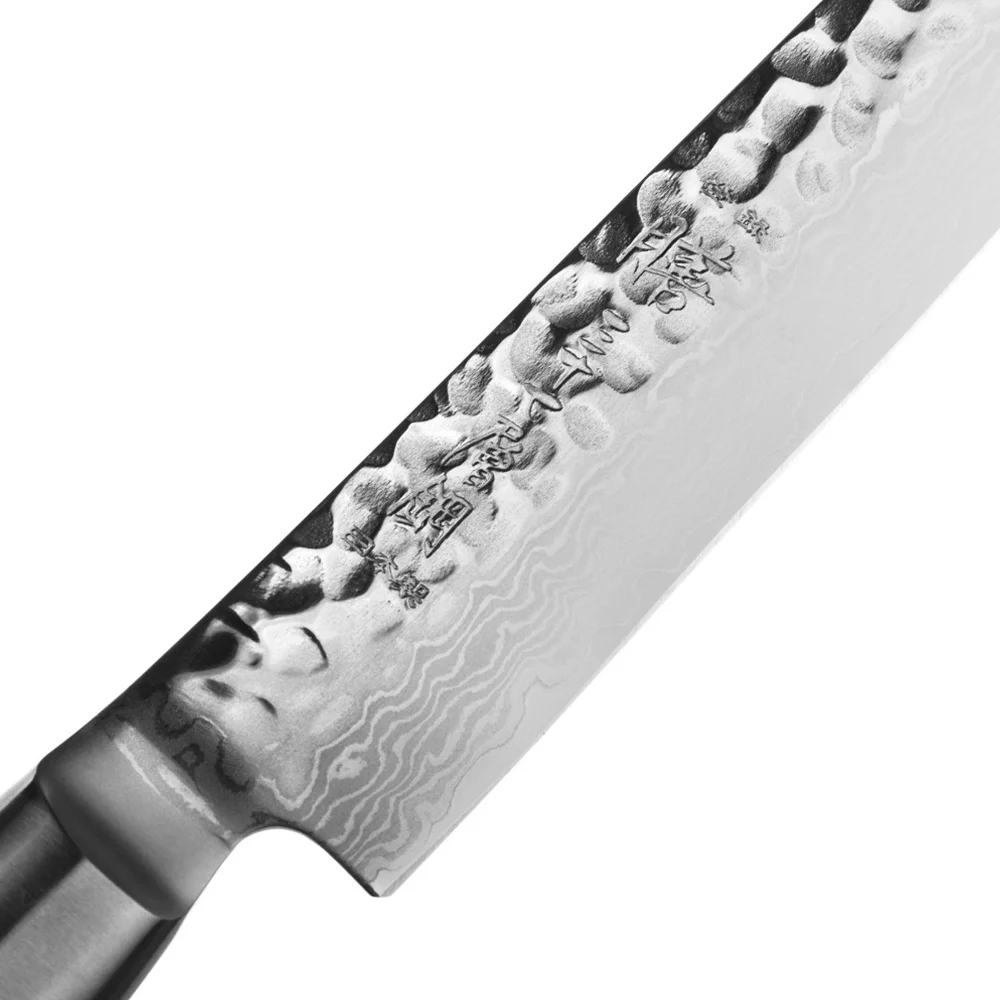 Нож для нарезки 255 мм дамасская сталь, серия ZEN Yaxell 35509ВП - Фото 3 Нож для нарезки 255 мм дамасская сталь, серия ZEN Yaxell 35509ВП