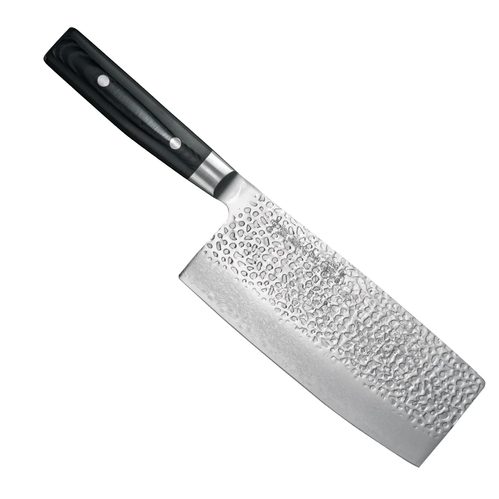 Ніж Китайський шеф 180 мм дамаська сталь, серія ZEN Yaxell 35519 - Фото 1 Ніж Китайський шеф 180 мм дамаська сталь, серія ZEN Yaxell 35519