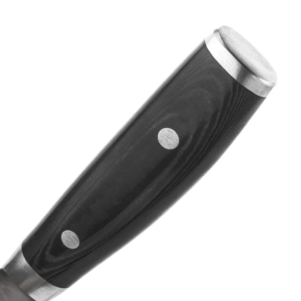 Кухарський шеф-ніж 200 мм дамаська сталь, серія RAN Yaxell 36000G - Фото 3 Кухарський шеф-ніж 200 мм дамаська сталь, серія RAN Yaxell 36000G