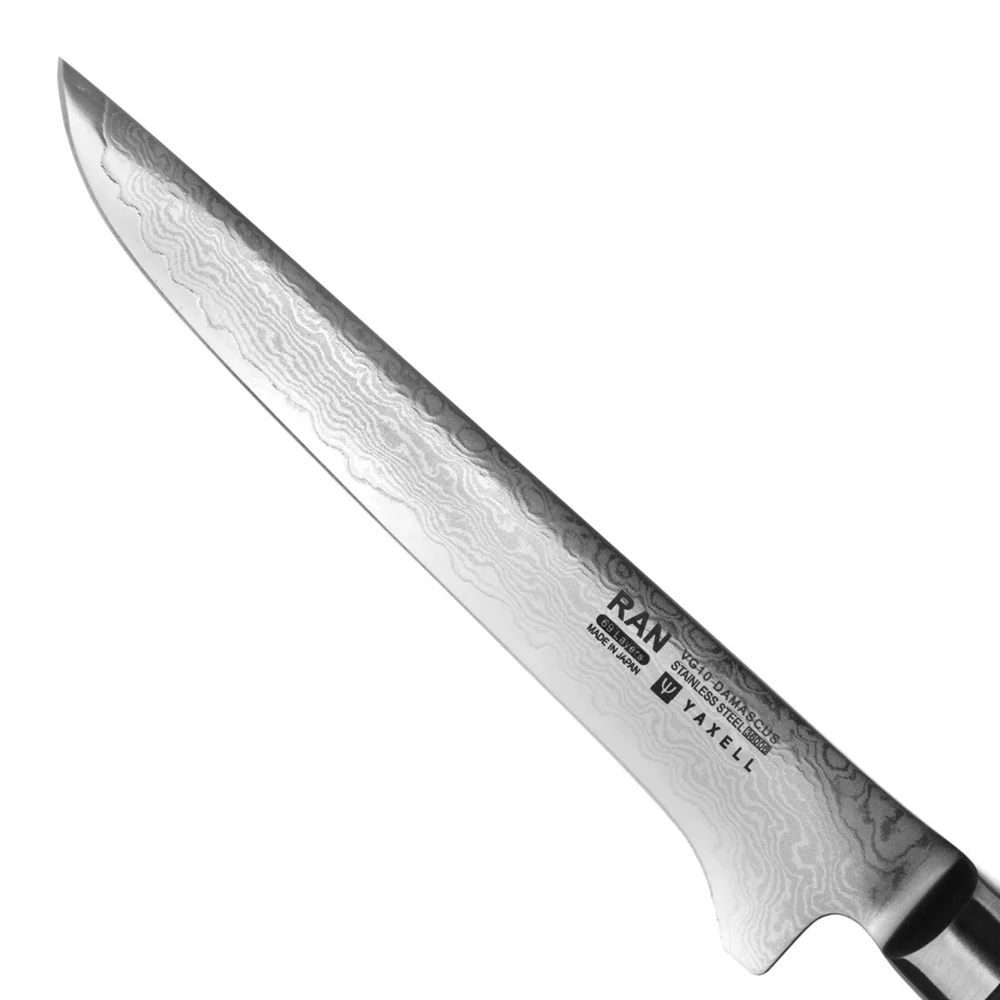 Обробний ніж 150 мм дамаська сталь, серія RAN Yaxell 36006ВП - Фото 2 Обробний ніж 150 мм дамаська сталь, серія RAN Yaxell 36006ВП