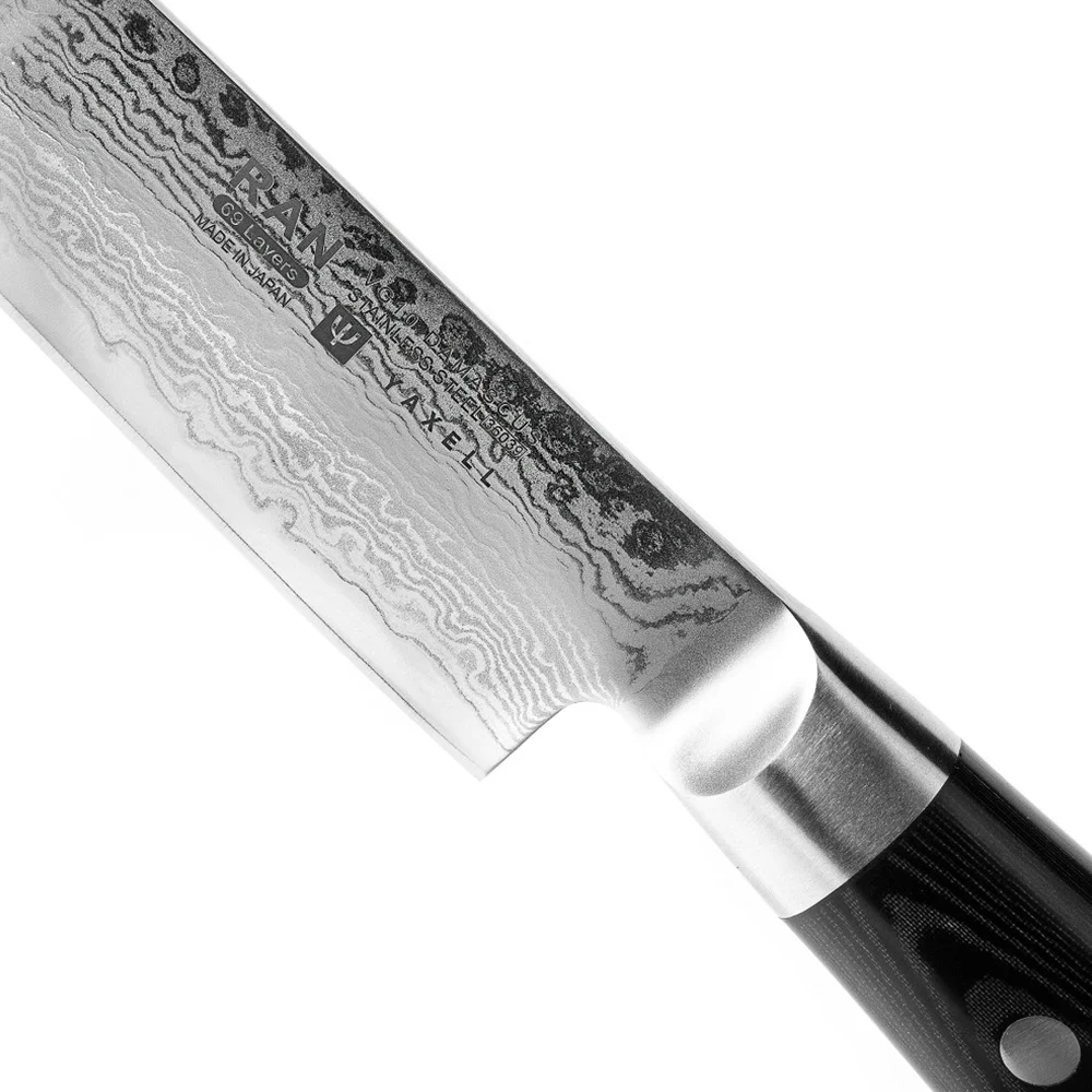 Ніж для нарізки 255 мм дамаська сталь, серія RAN Yaxell 36009ВП - Фото 2 Ніж для нарізки 255 мм дамаська сталь, серія RAN Yaxell 36009ВП