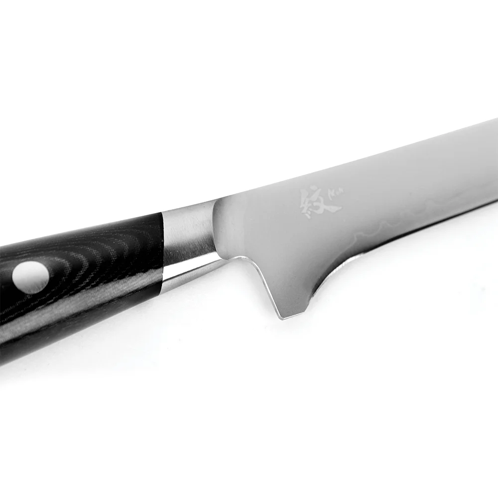 Обробний ніж 150 мм дамаська сталь, серія MON Yaxell 36306ВП - Фото 2 Обробний ніж 150 мм дамаська сталь, серія MON Yaxell 36306ВП