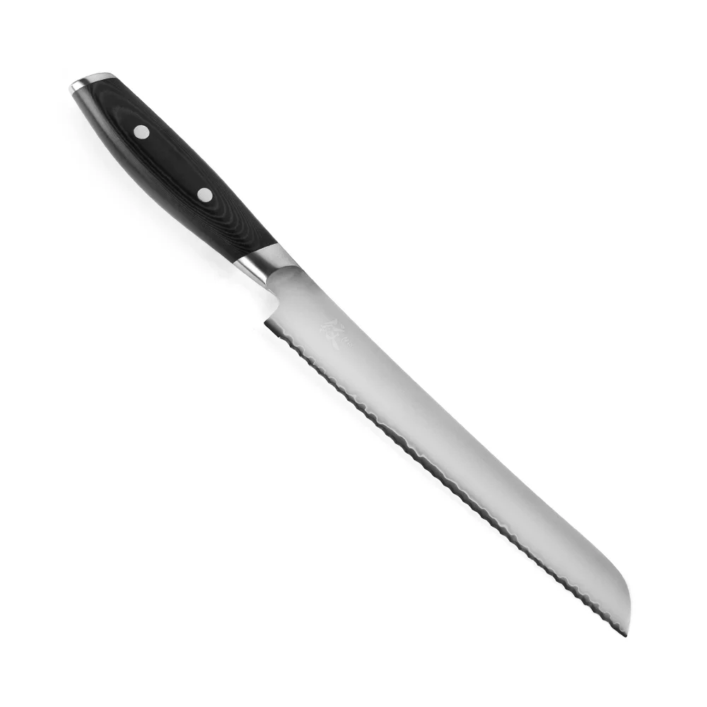 Ніж для хліба 230 мм дамаська сталь, серія MON Yaxell 36308ВП - Фото 1 Ніж для хліба 230 мм дамаська сталь, серія MON Yaxell 36308ВП