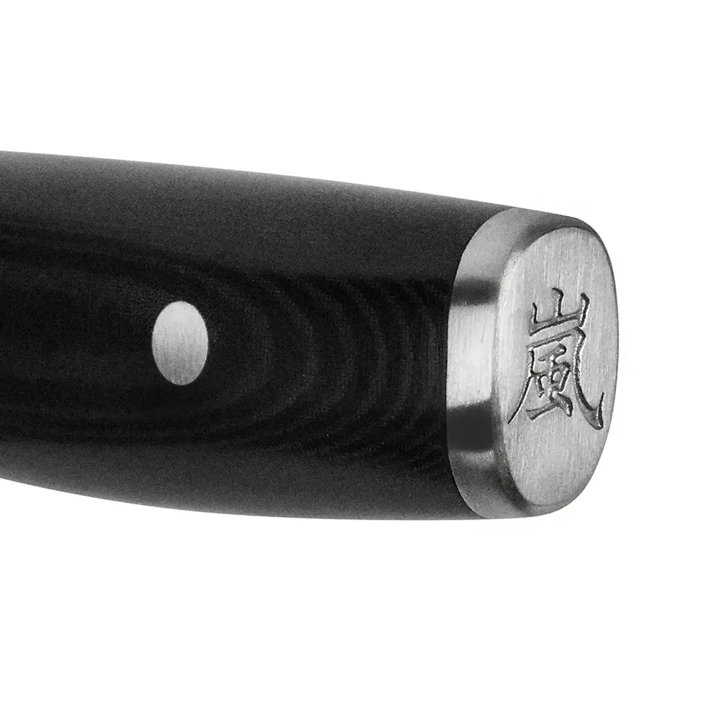 Ніж Сантоку 165 мм дамаська сталь, серія RAN PLUS Yaxell 36601 - Фото 2 Ніж Сантоку 165 мм дамаська сталь, серія RAN PLUS Yaxell 36601