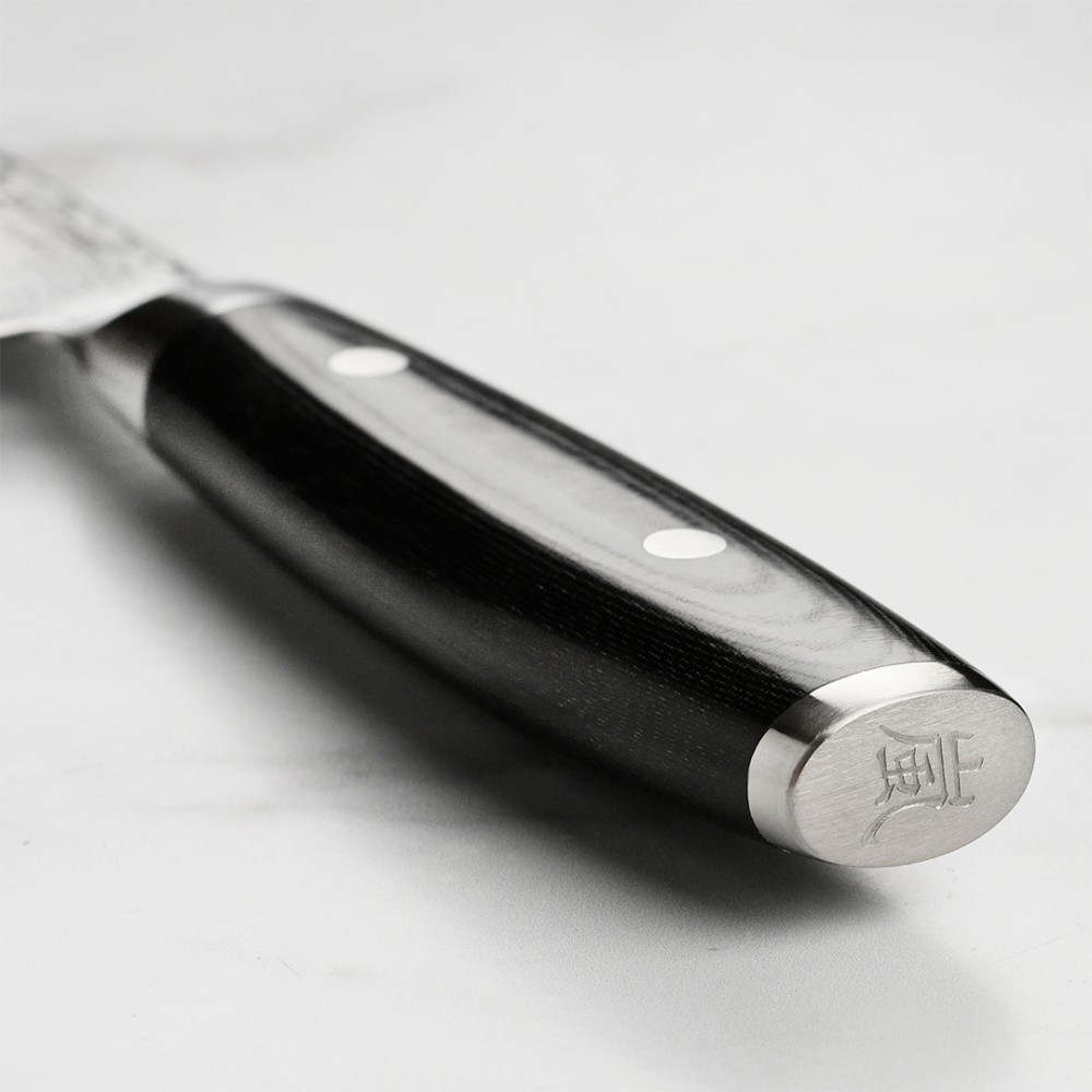 Ніж для чистки овочів 100 мм дамаська сталь, серія RAN PLUS Yaxell 36635 - Фото 4 Ніж для чистки овочів 100 мм дамаська сталь, серія RAN PLUS Yaxell 36635