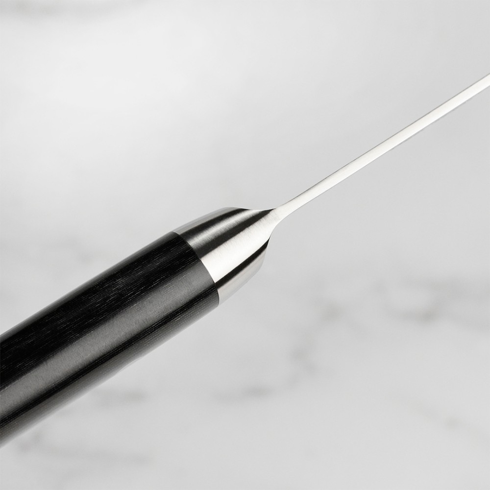 Ніж для чистки овочів 100 мм дамаська сталь, серія RAN PLUS Yaxell 36635 - Фото 5 Ніж для чистки овочів 100 мм дамаська сталь, серія RAN PLUS Yaxell 36635